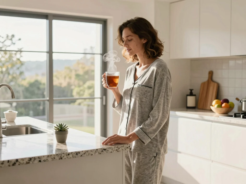 Flödesslinga som symboliserar morgonens sekvens